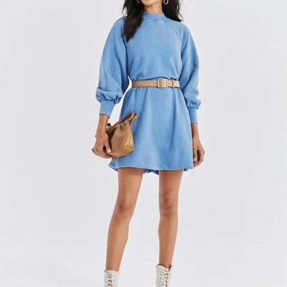 Something Navy Dresses & Skirts - Something Navy Pale Blue Sweater Dress (Size Medium)